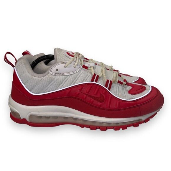 Nike Air Max 98 'University Red' Sneakers 640744-602 Men's 11 - Picture 4 of 13